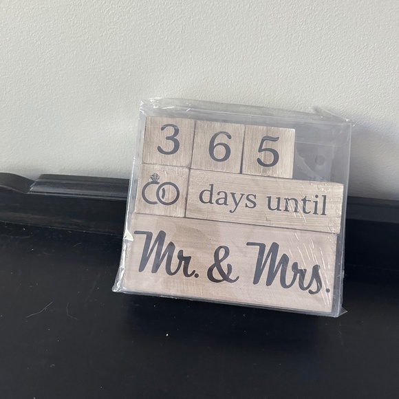 Wedding Countdown Blocks - Picture 1 of 1
